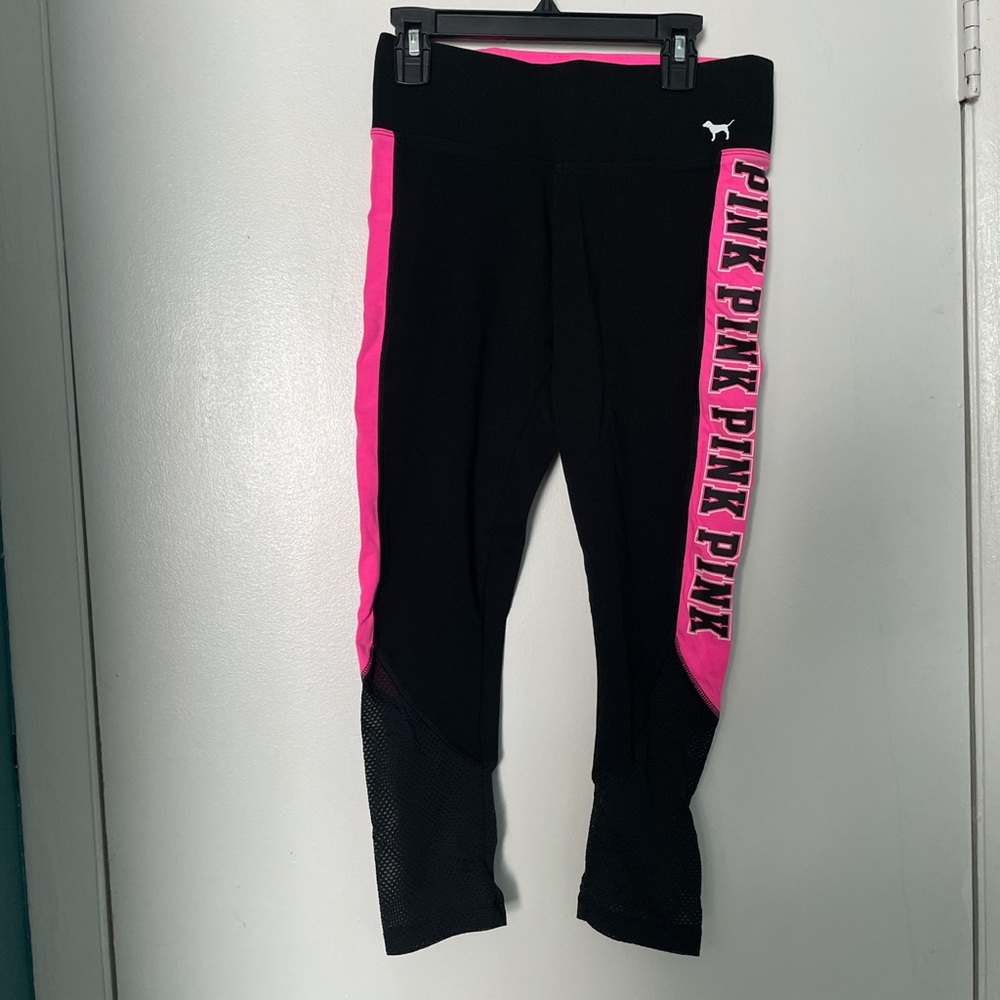 Pink Mid-Claf Lengths Leggings